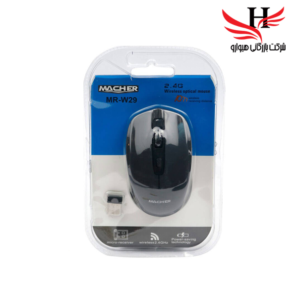 تصویر ماوس وايرلس مچر MACHER MR-W29